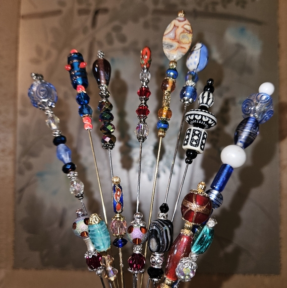 Handmade beaded bookmark, succulent garden decor, multiple uses, great gifts 🎁 - Picture 5 of 6